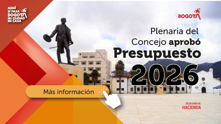 Plenaria del Concejo de Bogotá proyecto de presupuesto 2026