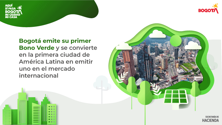 Bogotá emite su primer bono verde