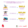 Gestión de pagos (julio del 2024) - Sectores