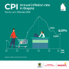 Inflation in Bogotá (February 2025) - Overall results